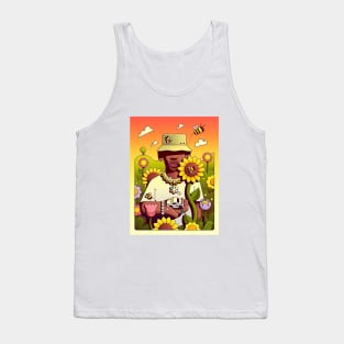 Flower Boy and Bee Tank Top